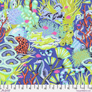 Reef What You Sew - Marine || Tula Pink - Floral Reef II Quilting Cotton