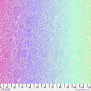 Riptide - Deep Dive || Tula Pink - Floral Reef II Quilting Cotton