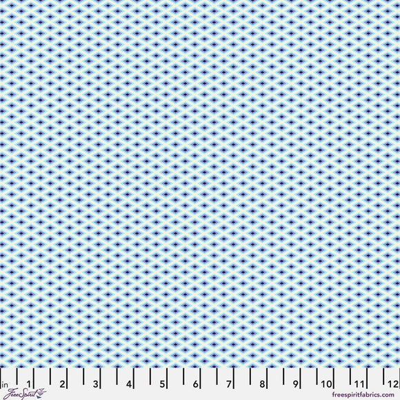 Lighthouse Windows - Marine || Tula Pink - Floral Reef II Quilting Cotton