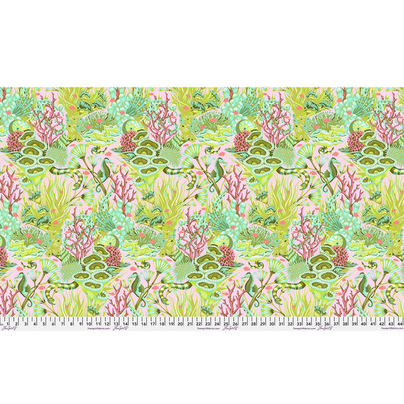 Reef What You Sew - Coralline || Tula Pink - Floral Reef II Quilting Cotton