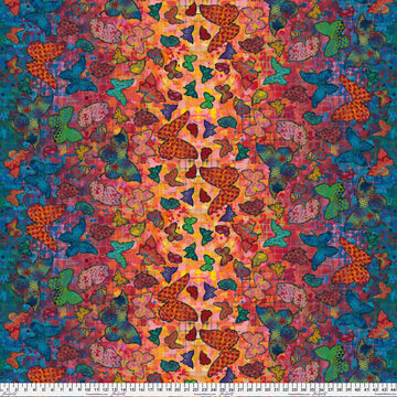 Wings - Multi || Wings of Wonder || Sue Penn || Free Spirit Fabrics