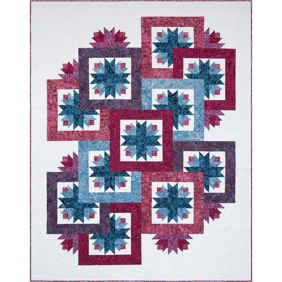 Shuffled Stars Quilt Pattern (Printed Pattern)