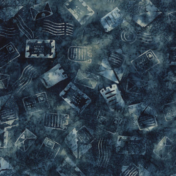 Mail Blue Cornflower || Missing You || Island Batik