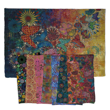 Pebbles - Multi || Wings of Wonder || Sue Penn || Free Spirit Fabrics