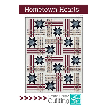 Hometown Hearts Quilt Pattern (Printed Pattern)