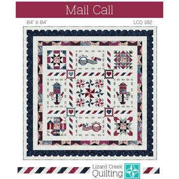 Mail Call Block of the Month (BOM) FULL KIT by Lizard Creek Quilting (Terri Vanden Bosch)