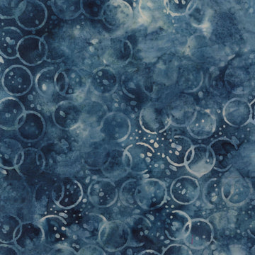 Ink Splat Blue Denim || Missing You || Island Batik