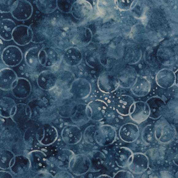 Ink Splat Blue Denim || Missing You || Island Batik