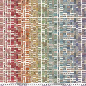 Multi Tickets Canvas - Multi || Palette Canvas Cloth - Tim Holtz Palette Canvas Cloth from FreeSpirit Fabrics