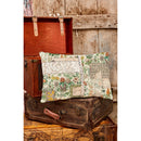 Orange Botanical Canvas - Orange || Palette Canvas Cloth - Tim Holtz Palette Canvas Cloth from FreeSpirit Fabrics