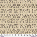 Charcoal Typography CC - Charcoal || Palette Canvas Cloth - Tim Holtz Palette Canvas Cloth from FreeSpirit Fabrics