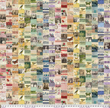 Multi Collage Canvas - Multi || Palette Canvas Cloth - Tim Holtz Palette Canvas Cloth from FreeSpirit Fabrics