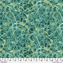 Teal Marble Canvas - Teal || Palette Canvas Cloth - Tim Holtz Palette Canvas Cloth from FreeSpirit Fabrics