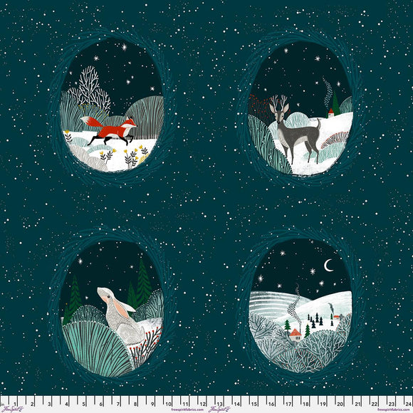 Silent Night - Tile by Cori Dantini - Free Spirit Fabrics - Quilting Cotton