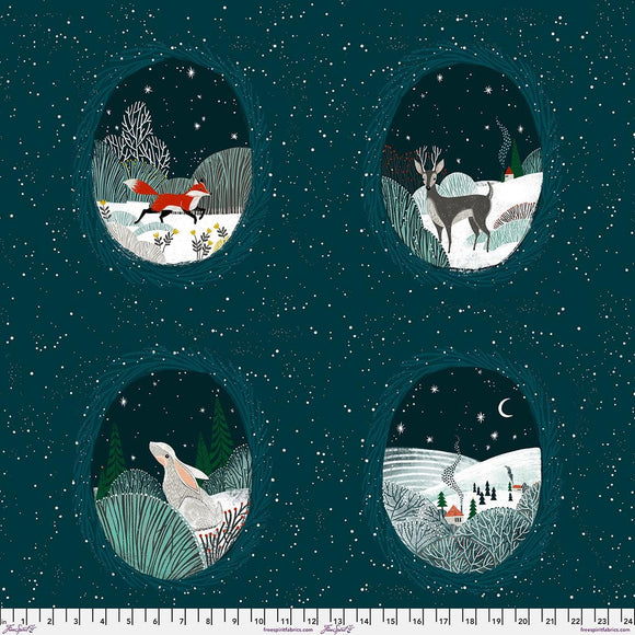 Silent Night - Tile by Cori Dantini - Free Spirit Fabrics - Quilting Cotton