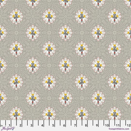 Soft Floral - Taupe by Cori Dantini - Free Spirit Fabrics - Quilting Cotton
