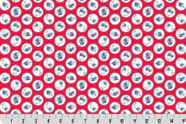 Cottage Rose Lane Windsor Quilting Cuddle Candy Apple || Cottage Rose Lane Blue Bonnet Collection || Shannon Fabrics Quilting Cuddle