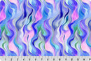 Wanderlust Rainbow Quilting Cuddle Blue || Wanderlust Blue Collection || Shannon Fabrics Quilting Cuddle