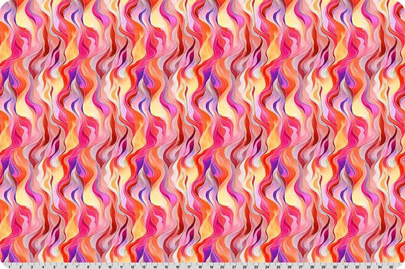 Wanderlust Rainbow Quilting Cuddle Pink || Wanderlust Pink Collection || Shannon Fabrics Quilting Cuddle