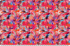 Wanderlust Florals Quilting Cuddle Pink || Wanderlust Pink Collection || Shannon Fabrics Quilting Cuddle