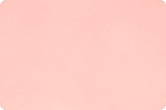 Quilting Cuddle Solid Baby Pink - Wanderlust Pink Quilting Cuddle Collection Coordinate - Shannon Fabrics - 43" wide