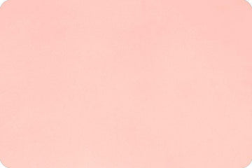 Quilting Cuddle Solid Baby Pink - Wanderlust Pink Quilting Cuddle Collection Coordinate - Shannon Fabrics - 43" wide