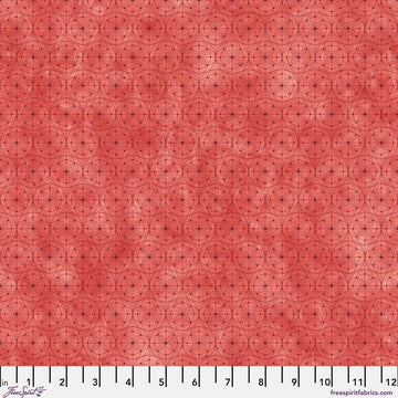 Geo - Cherry | Hue by Giucy Giuce FreeSpirit | Quilting Cotton 44" Wide Premium Fabric