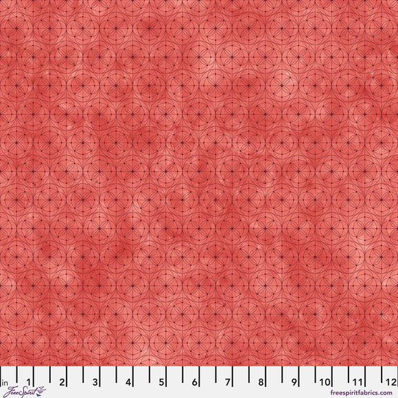 Geo - Cherry | Hue by Giucy Giuce FreeSpirit | Quilting Cotton 44" Wide Premium Fabric