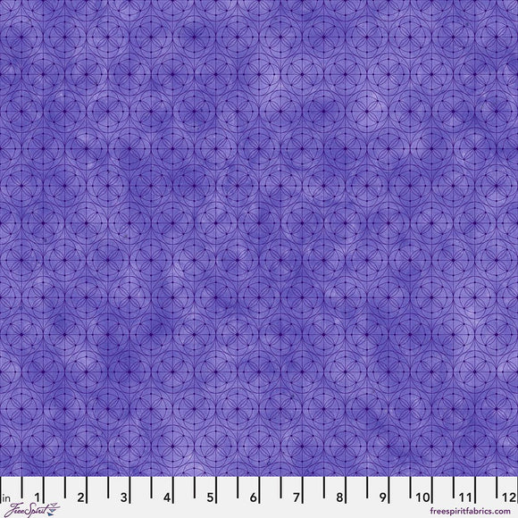 Geo - Indigo | Hue by Giucy Giuce FreeSpirit | Quilting Cotton 44" Wide Premium Fabric