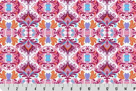 Wanderlust Damask Quilting Cuddle Pink || Wanderlust Pink Collection || Shannon Fabrics Quilting Cuddle