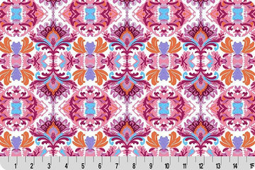 Wanderlust Damask Quilting Cuddle Pink || Wanderlust Pink Collection || Shannon Fabrics Quilting Cuddle