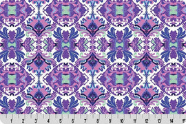 Wanderlust Damask Quilting Cuddle Blue || Wanderlust Pink Collection || Shannon Fabrics Quilting Cuddle