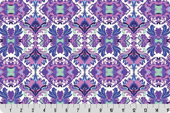 Wanderlust Damask Quilting Cuddle Blue || Wanderlust Pink Collection || Shannon Fabrics Quilting Cuddle