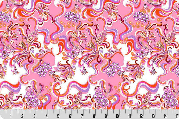 Wanderlust Paisley Quilting Cuddle Pink || Wanderlust Pink Collection || Shannon Fabrics Quilting Cuddle