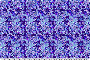 Wanderlust Paisley Quilting Cuddle Blue || Wanderlust Blue Collection || Shannon Fabrics Quilting Cuddle