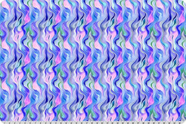 Wanderlust Rainbow Quilting Cuddle Blue || Wanderlust Blue Collection || Shannon Fabrics Quilting Cuddle