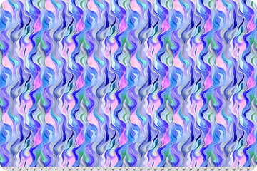 Wanderlust Rainbow Quilting Cuddle Blue || Wanderlust Blue Collection || Shannon Fabrics Quilting Cuddle