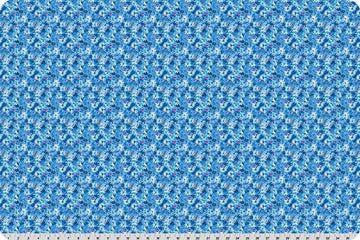Wanderlust Daisies Quilting Cuddle® Blue || Wanderlust Blue Collection || Shannon Fabrics Quilting Cuddle