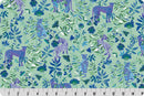 Wanderlust Big Cats Quilting Cuddle Blue || Wanderlust Blue Collection || Shannon Fabrics Quilting Cuddle