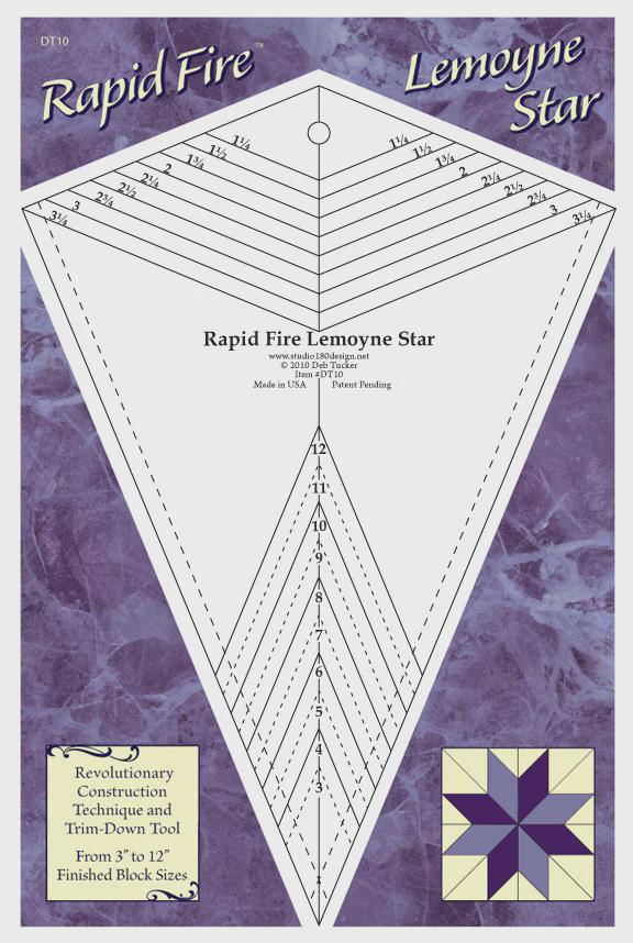Rapid Fire Lemoyne Star — Deb Tucker / Studio 180 Design