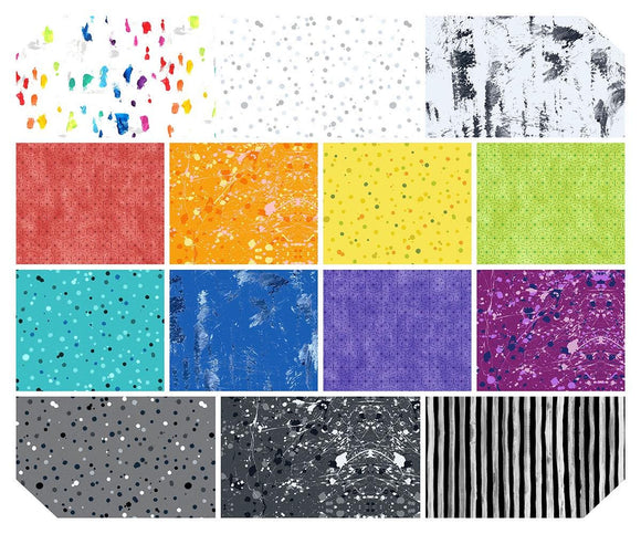 Color Wheel - Panel 36" x 44" | Hue by Giucy Giuce FreeSpirit | Quilting Cotton Premium Fabric