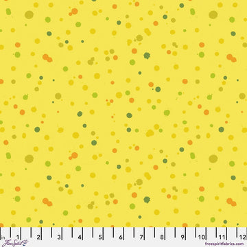 Drops - Canary | Hue by Giucy Giuce FreeSpirit | Quilting Cotton 44" Wide Premium Fabric