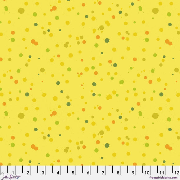 Drops - Canary | Hue by Giucy Giuce FreeSpirit | Quilting Cotton 44" Wide Premium Fabric