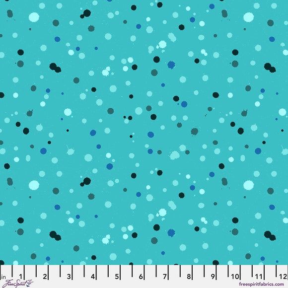 Drops - Peacock | Hue by Giucy Giuce FreeSpirit | Quilting Cotton 44" Wide Premium Fabric