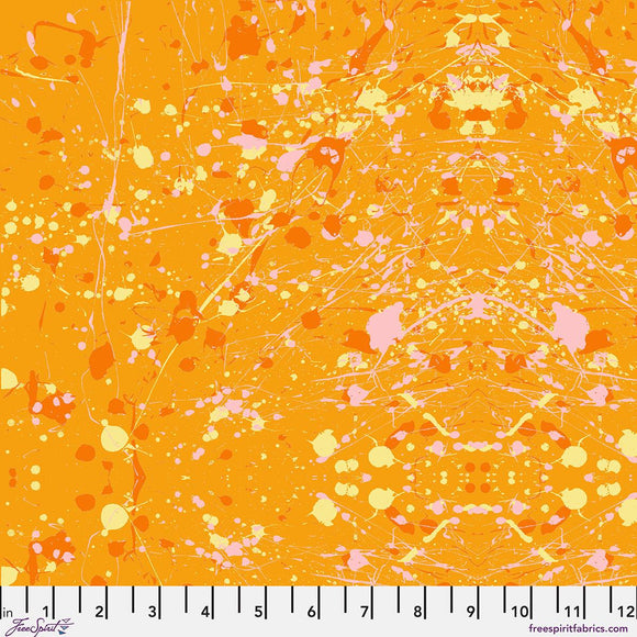 Rorschach - Persimmon | Hue by Giucy Giuce FreeSpirit | Quilting Cotton 44" Wide Premium Fabric