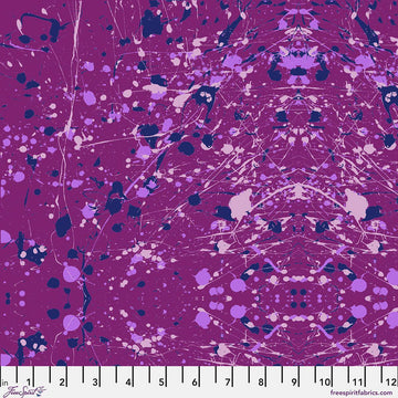 Rorschach - Violet | Hue by Giucy Giuce FreeSpirit | Quilting Cotton 44" Wide Premium Fabric