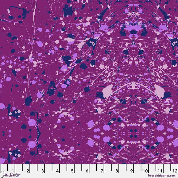 Rorschach - Violet | Hue by Giucy Giuce FreeSpirit | Quilting Cotton 44" Wide Premium Fabric