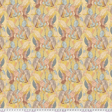Parched Leaves - Rouge | Desert Oasis by Denise Burkitt | FreeSpirit Fabrics | Quilting Cotton 44" Wide Premium Fabric