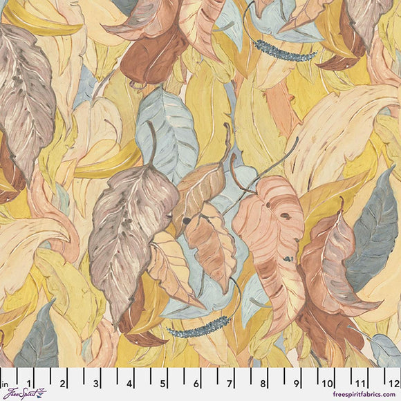 Parched Leaves - Rouge | Desert Oasis by Denise Burkitt | FreeSpirit Fabrics | Quilting Cotton 44" Wide Premium Fabric