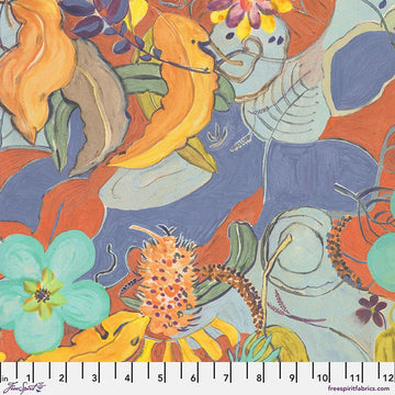 Ginger Fresh - Jade | Desert Oasis by Denise Burkitt | FreeSpirit Fabrics | Quilting Cotton 44" Wide Premium Fabric